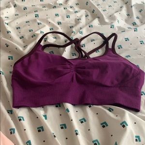 Purple Sports Bra